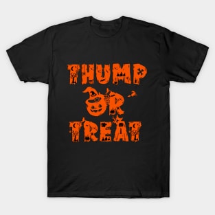 Thump or Treat v1 Orange T-Shirt